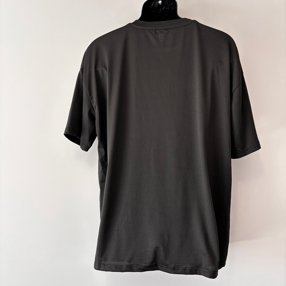 SHEIN Men's XL Black Paris Graphic Short Sleeve T-Shirt Casual Streetwear NIB - Picture 3 of 5